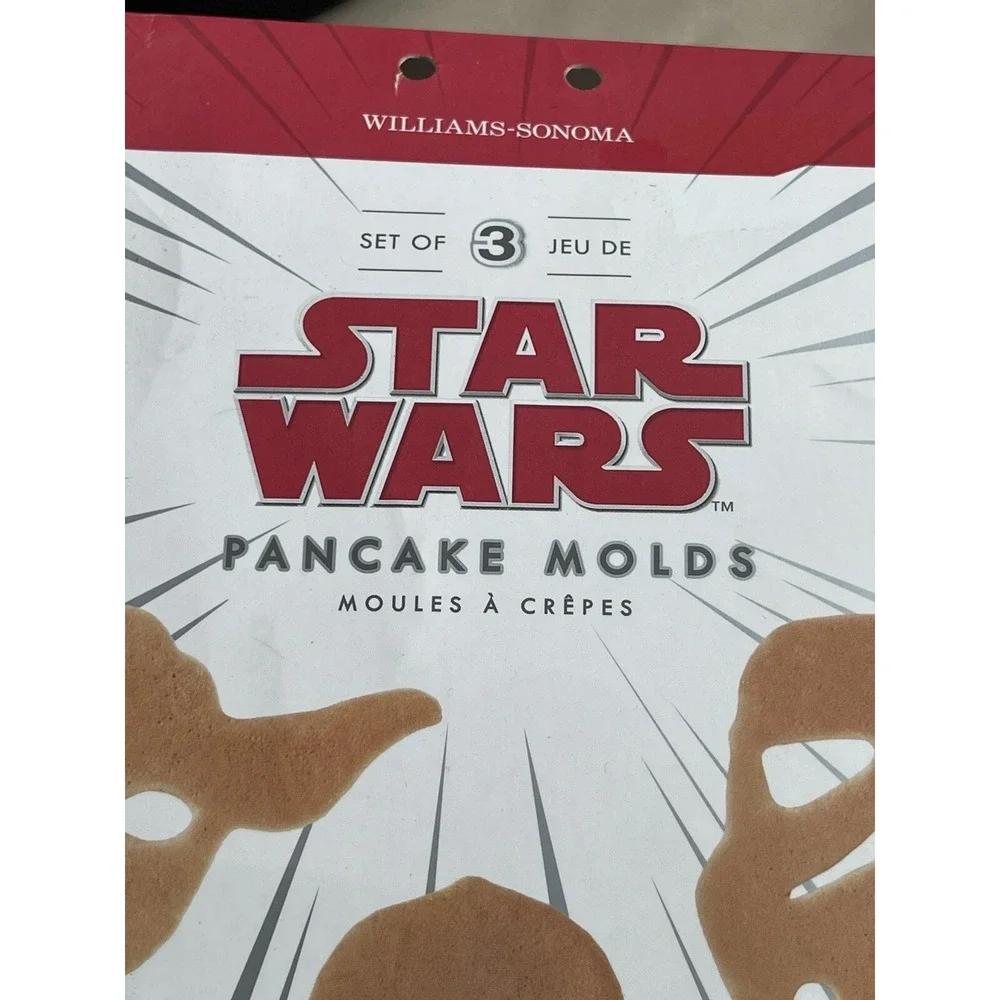 Williams Sonoma Star Wars Pancake Molds Faces Yoda Darth Vader‎ Stormtrooper